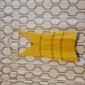 S Mustard Yellow Zaful Mini Dress